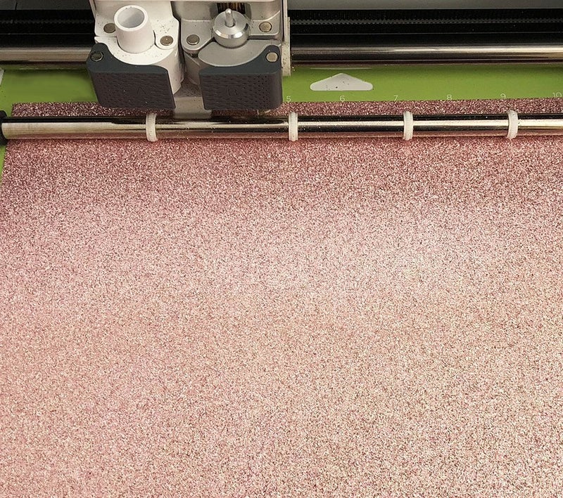 Crafasso 12" x 12" 300gms Heavy & Premium Glitter cardstock, 15 Sheets, Rose Gold - Image 3